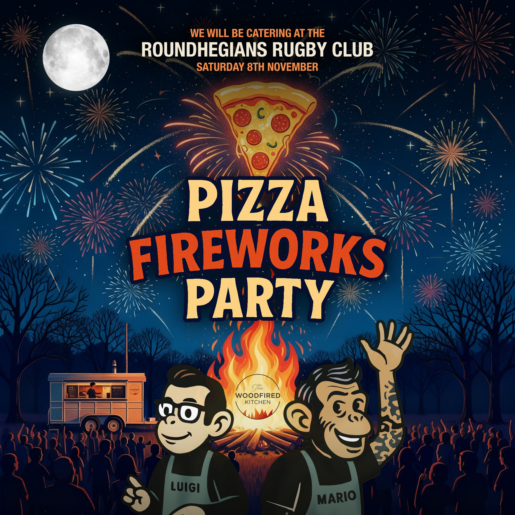 Fireworks and Pizza